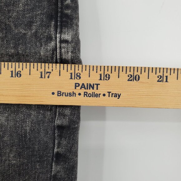 Calvin Klein Slim Denim Pants Jeans Men Size 34 X 32 Gray Acid Wash Cotton - Picture 13 of 14